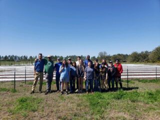 A Friday filled with eduction and BBQ.👏🏻 We loved having the Golden Isles Career Academy students at the farm yesterday. They learned about sustainable growing methods, would rejuvenation, helped calibrate our garden fertigation system, and the benefits/challenges of raising multi-species flocks! Left with full tummies and lots of knowledge!

#the5oaksfarm #sustainability #sustainablegrowing #soilrejuvination #educating